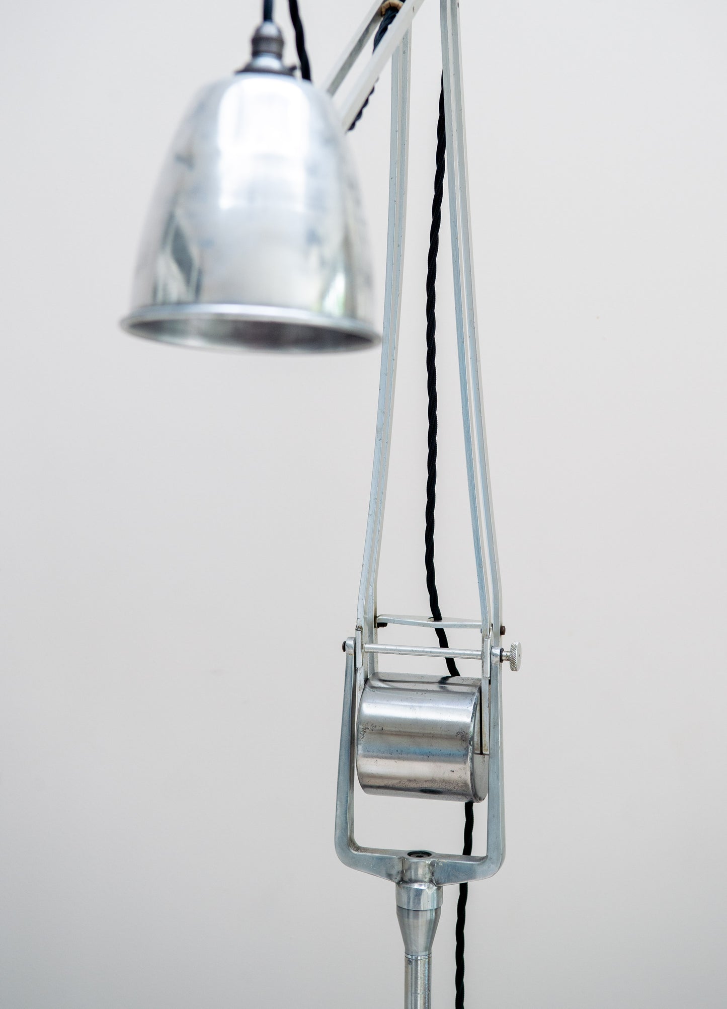Hadrill & Horstmann "Roller" counter balanced Lamp Bouyer stand. ENGLISH 1950's