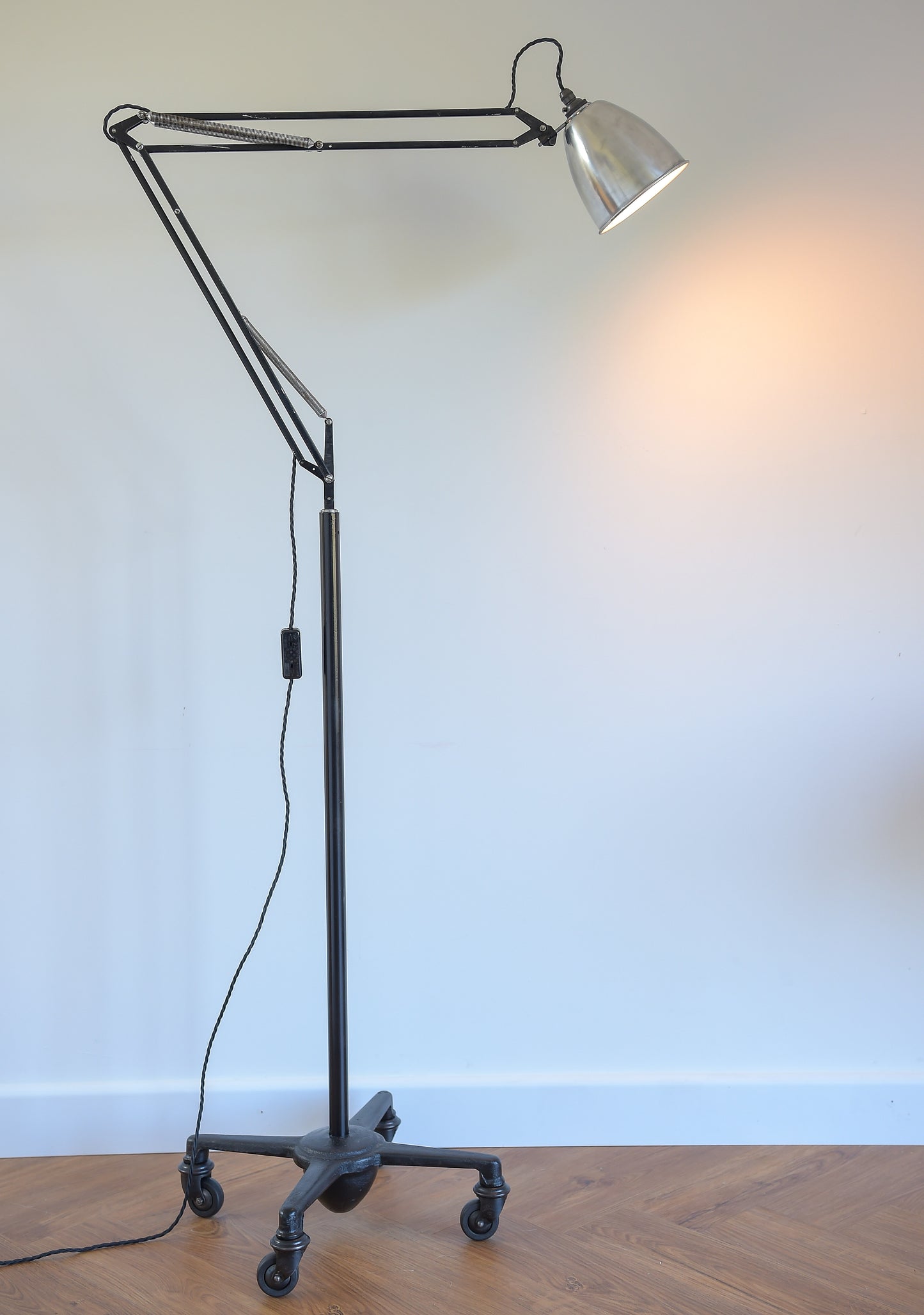 Anglepoise Trolley Lamp Designed By George Cawardine. English 1950's