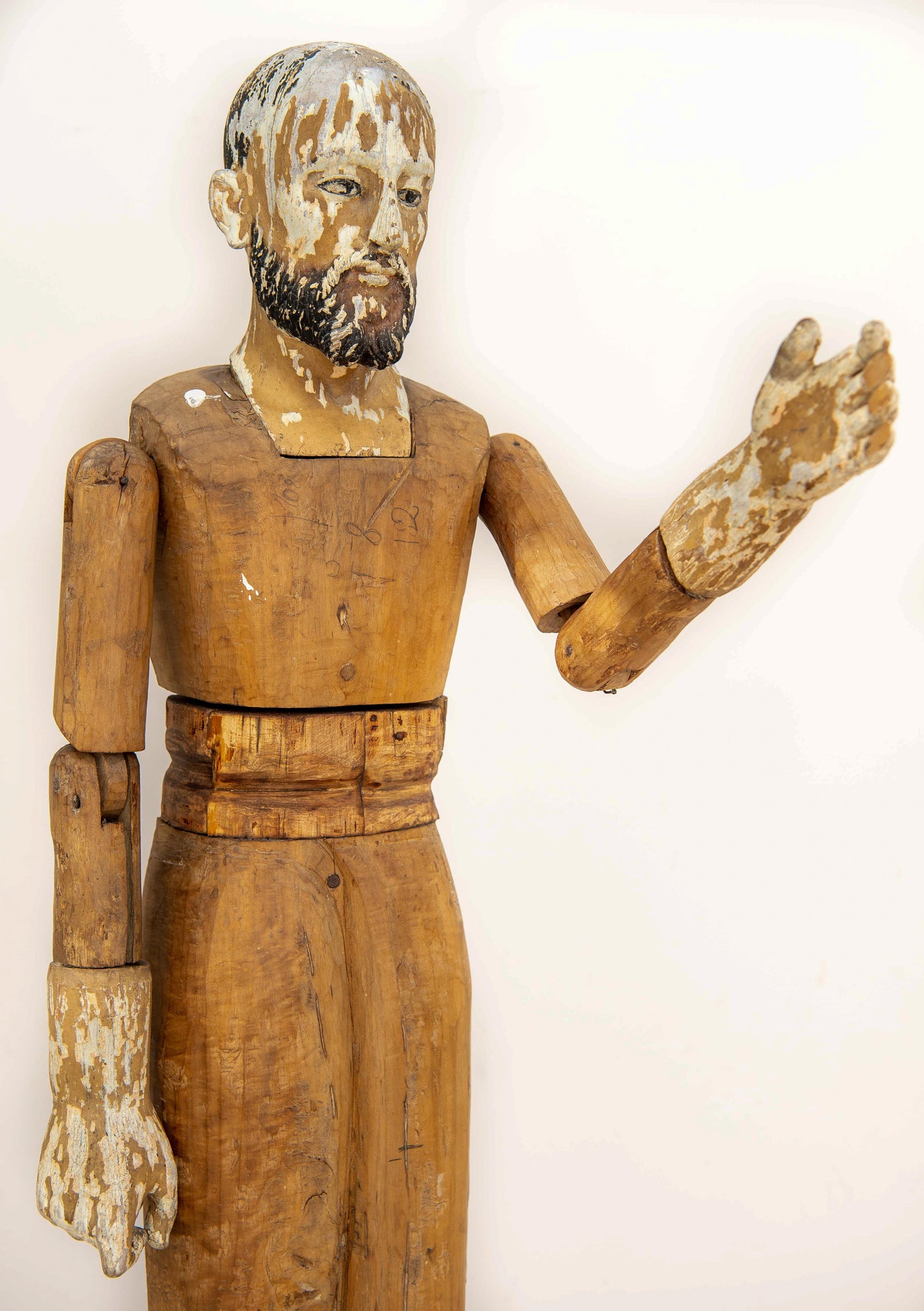 A Large Outstanding Carved Santos Figure