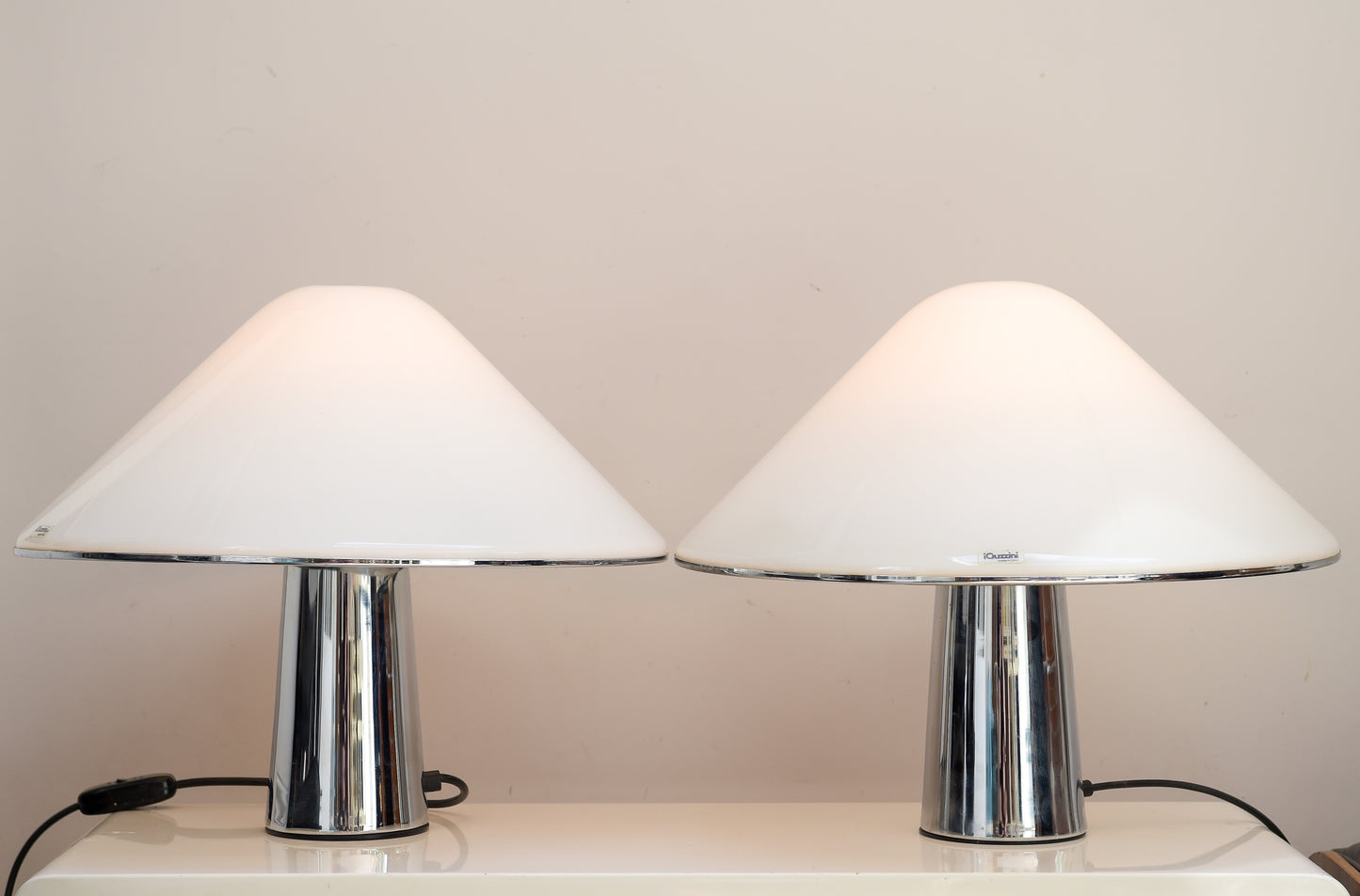 Pair of Harvey Guzzini Elpis Table Lamps