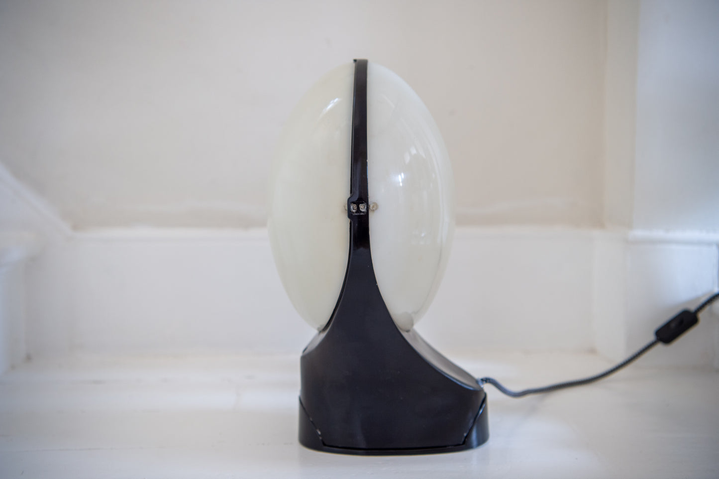 Unusual 1960’s Desk Lamp With Perspex Lenses And A Steel Frame And Base.